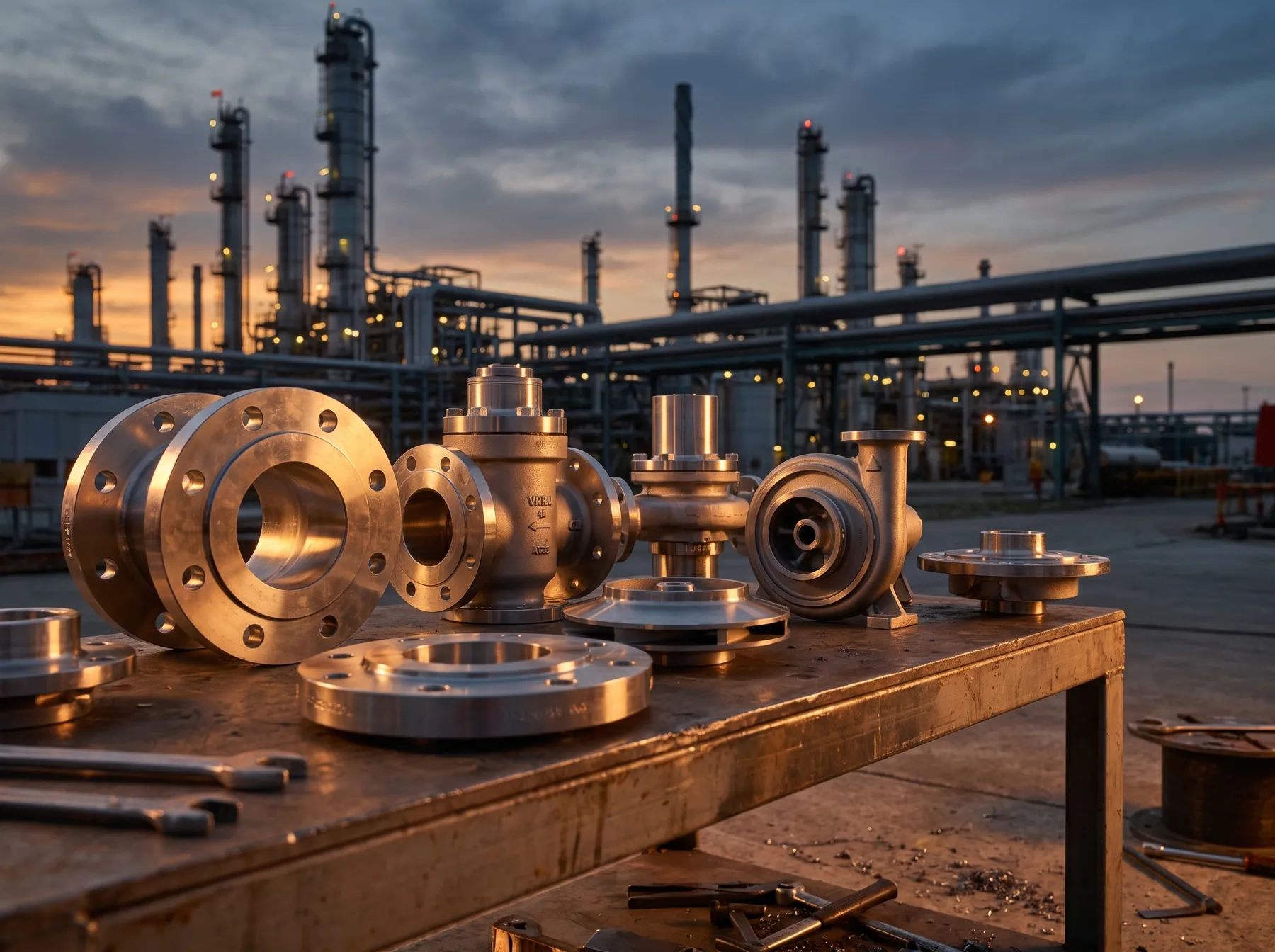 Детали для химического и нефтехимического оборудования